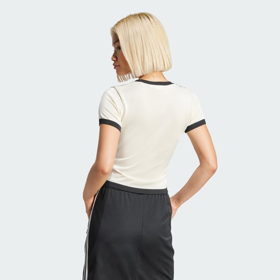Knitted 3-Stripes Short Tee - Image 2