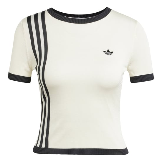 Knitted 3-Stripes Short Tee - Image 3