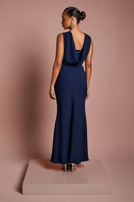 Coast Honoured Petite Sleeveless Cowl Back Maxi Bridesmaid Dress - Image 3