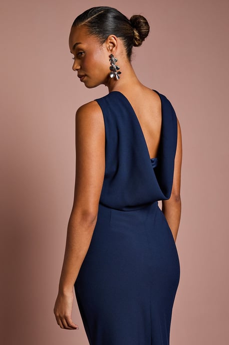 Coast Honoured Petite Sleeveless Cowl Back Maxi Bridesmaid Dress - Image 4