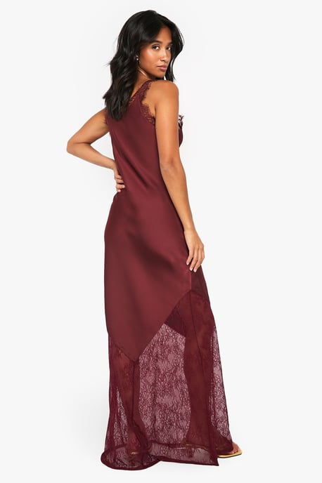 Petite Lace Hem Slip Dress - Image 2