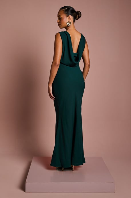 Coast Honoured Petite Sleeveless Cowl Back Maxi Bridesmaid Dress - Image 3