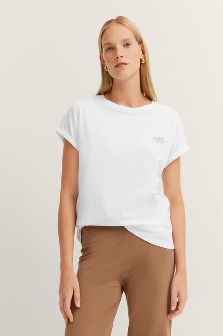 Bugatti Damen Katoenen T-shirt - Image 1