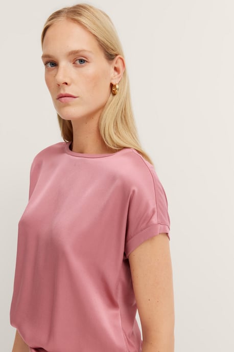 Bugatti Damen T-shirt in zachte materiaalmix - Image 4