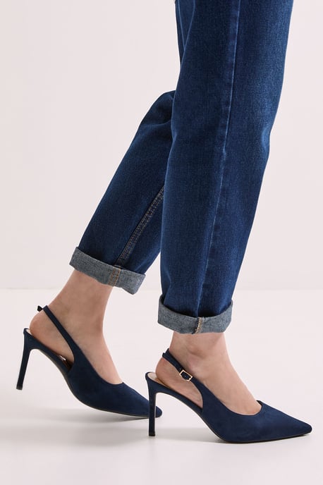 Dasha Sling Back High Stiletto Court Shoes - Image 1