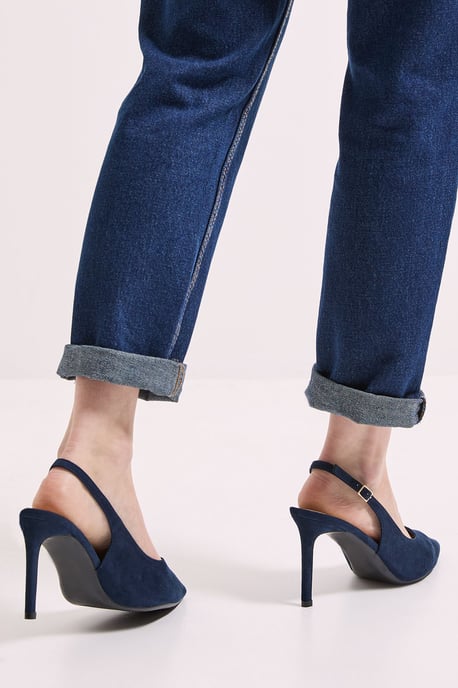 Dasha Sling Back High Stiletto Court Shoes - Image 4