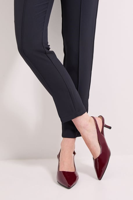 Wide Fit Dova Slingback Kitten Heel Court Shoes - Image 2