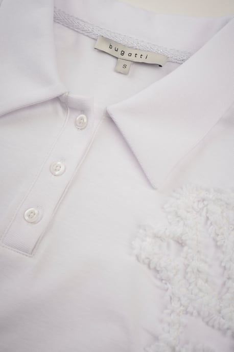 Bugatti Damen Poloshirt met applicaties - Image 5