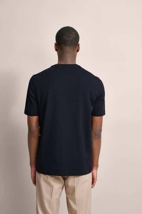 Bugatti Herren T-shirt met rubberen logo-opdruk - Image 2