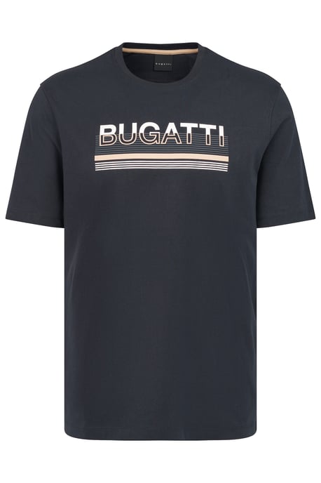 Bugatti Herren T-shirt met rubberen logo-opdruk - Image 3