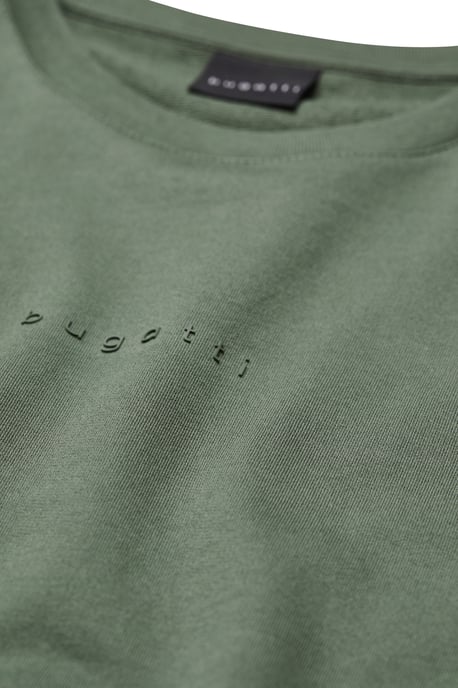 Bugatti Herren T-Shirt mit dezentem bugatti-Print - Image 5