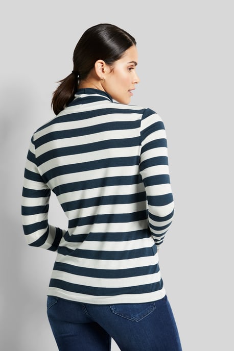 Bugatti Damen T-shirt met col - Image 2