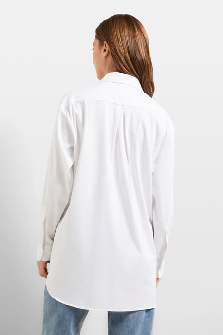 Bugatti Damen Blouse van stretchkatoen - Image 2