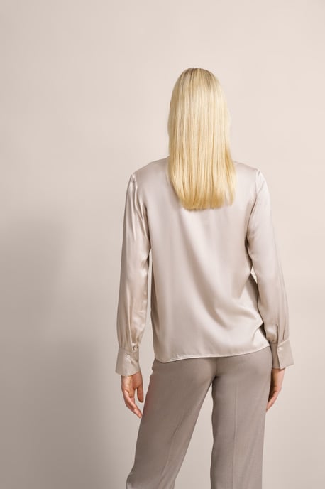 Bugatti Damen Uitlopende blouse met een lichte glans - Image 2