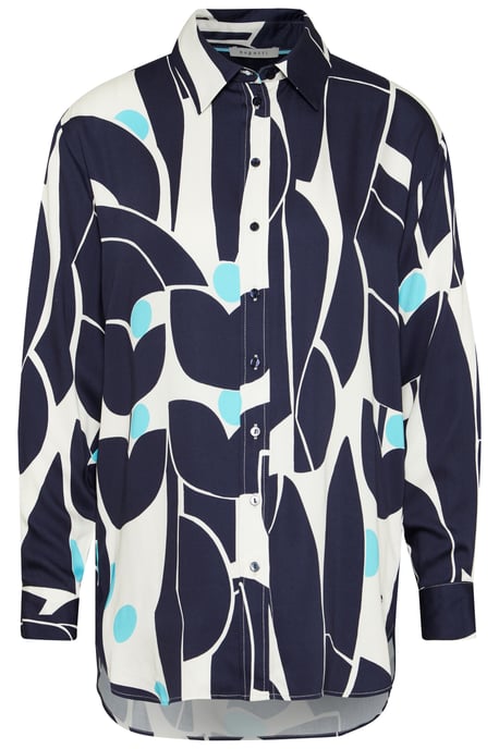 Bugatti Damen Overhemdblouse van vloeiend materiaal - Image 3