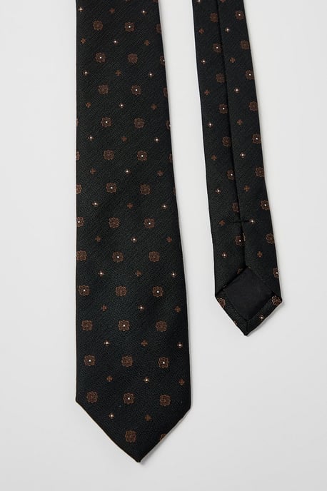 Black Foulard Tie - Image 3
