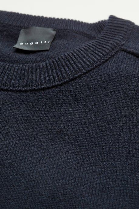 Bugatti Herren Pullover mit Rundhalsausschnitt - Image 5