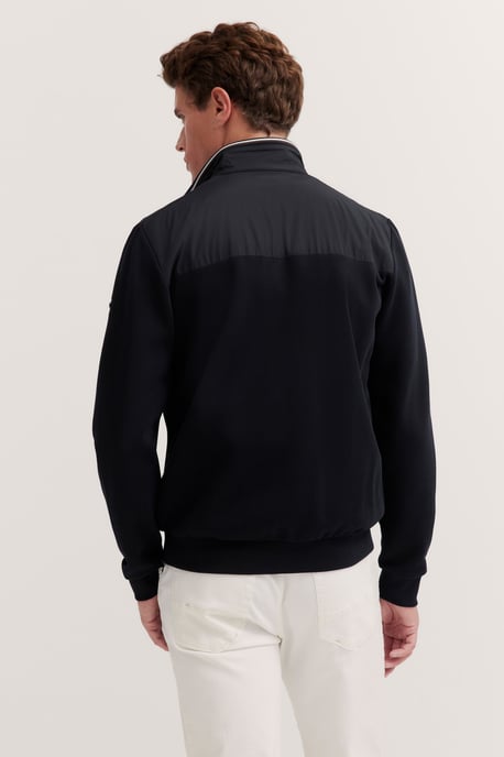 Bugatti Herren Sweatjack met rits en opstaande kraag - Image 2