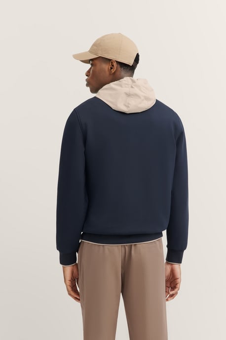 Bugatti Herren Sweatjack met sportieve collegekraag - Image 2