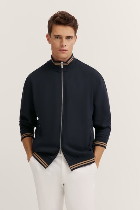 Bugatti Herren Sweatjack met ritssluiting - Image 1