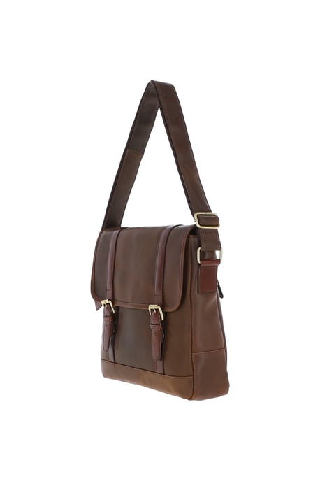 Vintage Oily Leather Messenger Bag - Image 2
