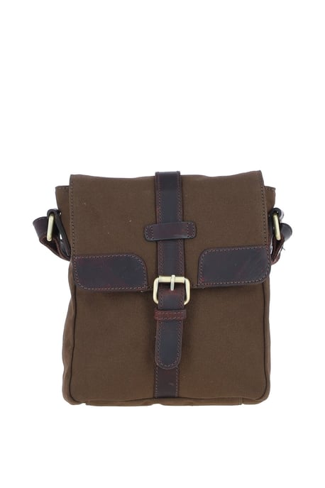Premium Leather X Canvas Flight Bag - Image 1