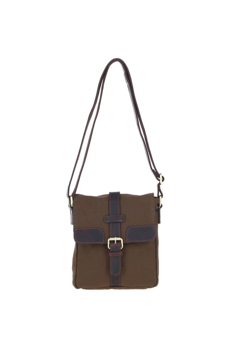 Premium Leather X Canvas Flight Bag - Image 2