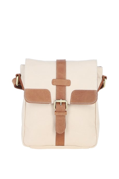 Premium Leather X Canvas Flight Bag - Image 1