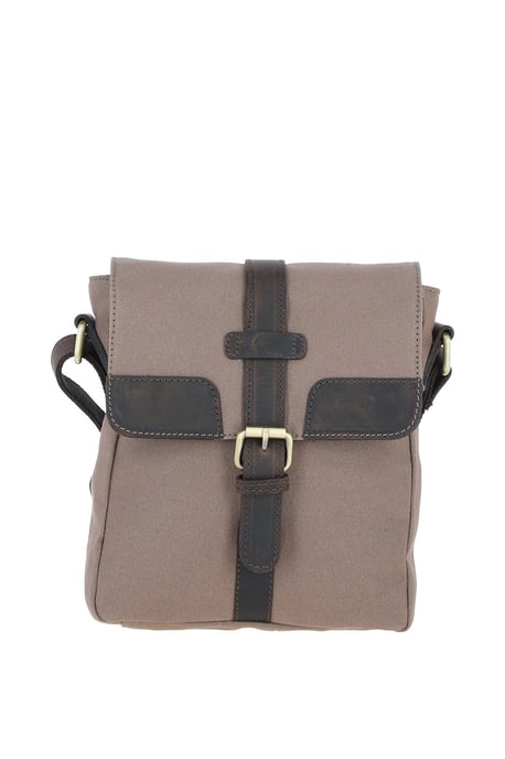 Premium Leather X Canvas Flight Bag - Image 1
