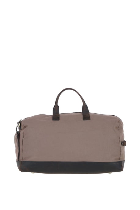 Exquisite Real Leather X Canvas Holdall - Image 4