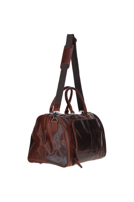 Leather Holdall with Spacious Interior - Image 3