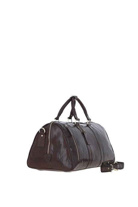 Classic Leather Weekend Bag - Image 4
