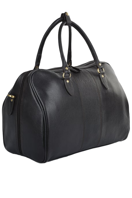 'Dante' Medium Weekend Real Leather Holdall - Image 4