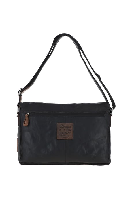 'Speranza' Real Leather Vintage Messenger Bag - Image 5