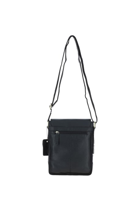 Compact Leather Flap Over Bag - Image 3