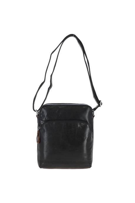 'Bruno' Real Leather Vintage Medium Flight Shoulder Bag - Image 2