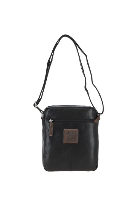 'Bruno' Real Leather Vintage Medium Flight Shoulder Bag - Image 5