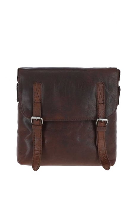 'Renato' Real Leather Vintage Flight Shoulder Bag - Image 1
