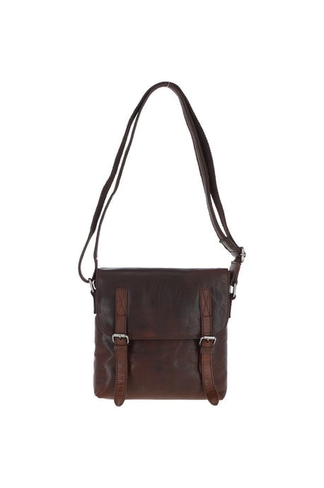 'Renato' Real Leather Vintage Flight Shoulder Bag - Image 2