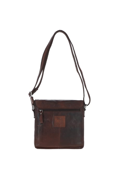'Renato' Real Leather Vintage Flight Shoulder Bag - Image 5