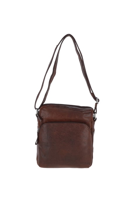 'Bruno' Real Leather Vintage Medium Flight Shoulder Bag - Image 2