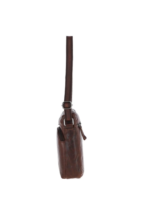 'Bruno' Real Leather Vintage Medium Flight Shoulder Bag - Image 3