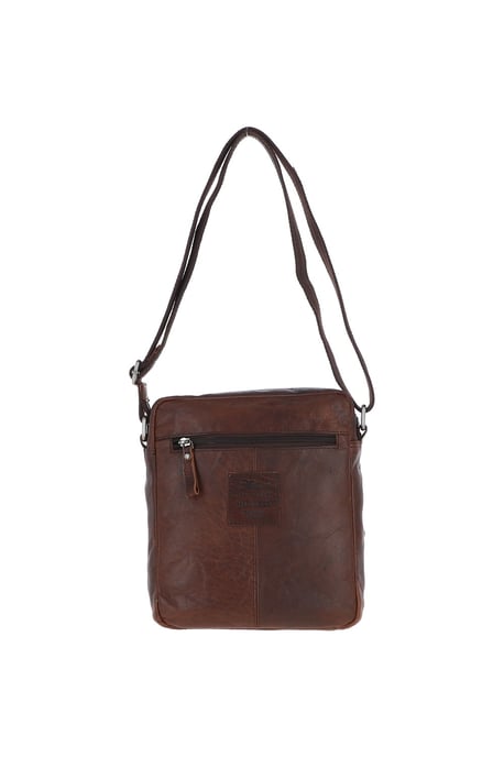 'Bruno' Real Leather Vintage Medium Flight Shoulder Bag - Image 5