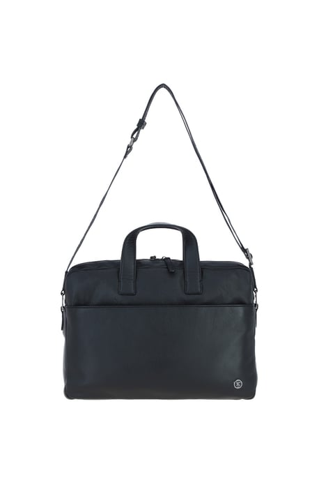 'Commandeer' Real Leather Laptop Bag - Image 1