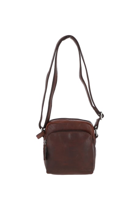'Valerio' Real Leather Vintage Small Flight Shoulder Bag - Image 2