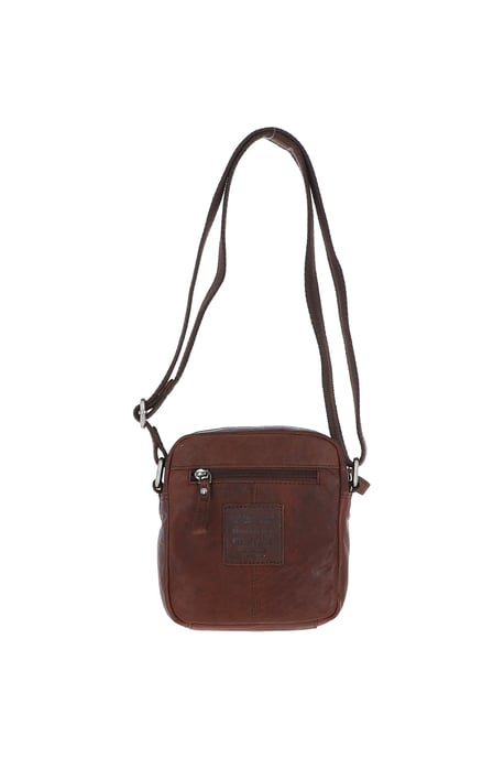 'Valerio' Real Leather Vintage Small Flight Shoulder Bag - Image 5