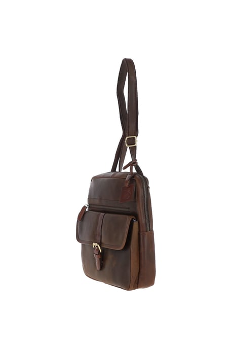 Real Oily Leather Medium Messenger Bag - Image 2