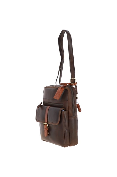 Real Oily Leather Medium Messenger Bag - Image 2
