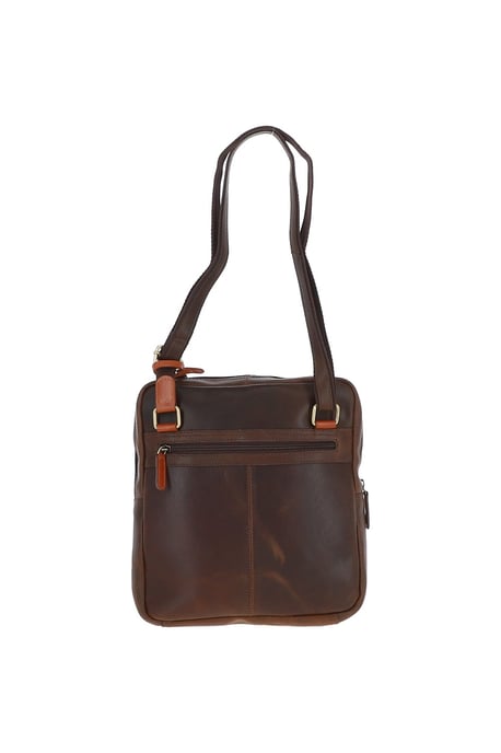 Real Oily Leather Medium Messenger Bag - Image 3