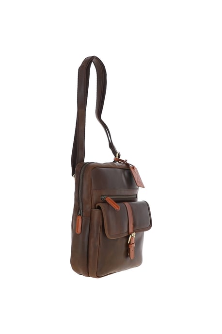 Real Oily Leather Medium Messenger Bag - Image 4
